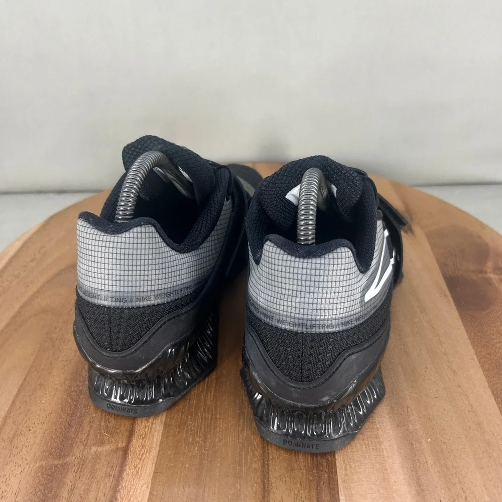 Nike Romaleos 4 Black White Weightlifting Shoes CD3463-010 Mens Size 7
